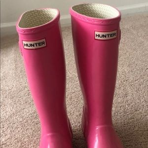 Pink Hunter Rainboots